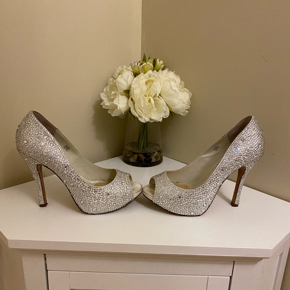 Swarovski crystal heels